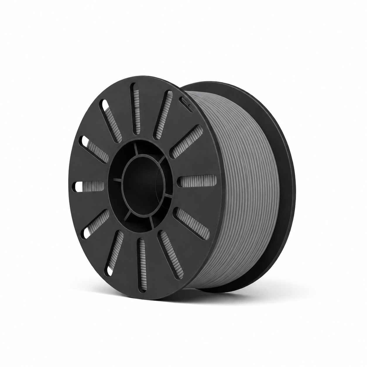 Matte Gri filament makarası