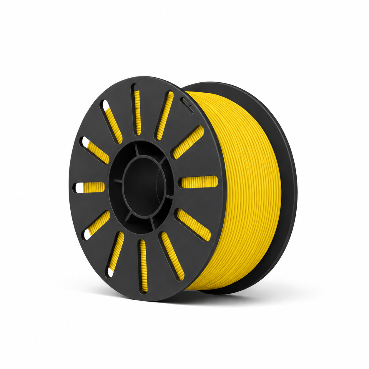 Matte Sarı filament makarası