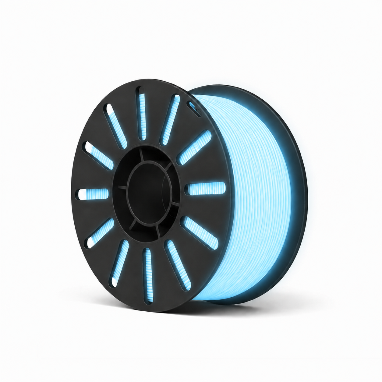 Glow Mavi filament makarası